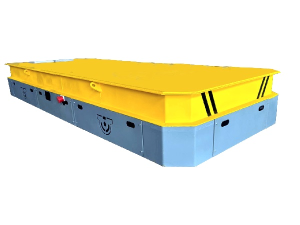 智能電動(dòng)地平車無(wú)軌定制蓄電池供電平板車